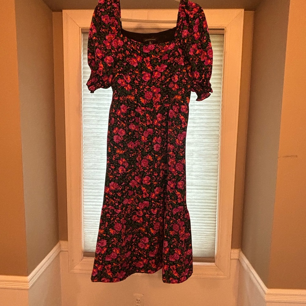 Floral Puff Sleeve Dress
